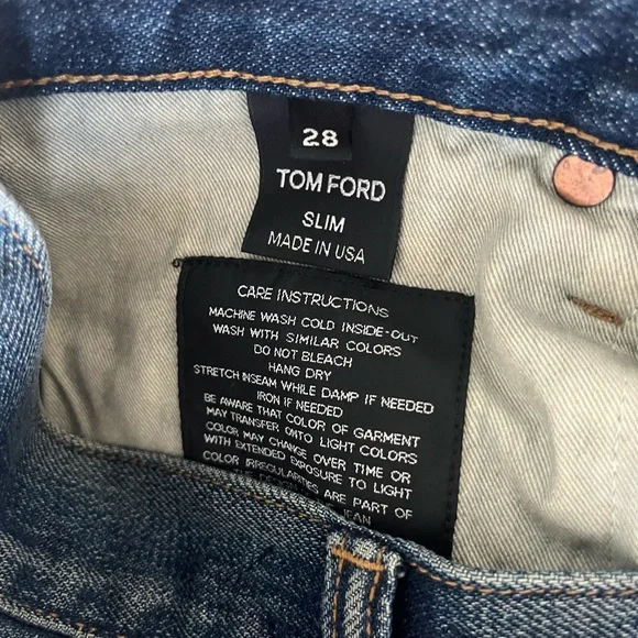 COPY - Tom Ford Blue washed jeans